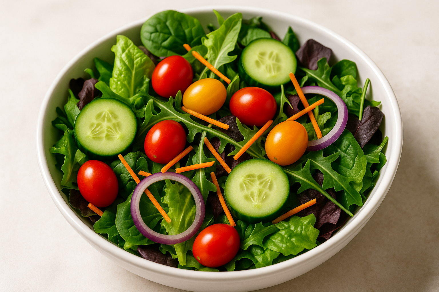 mixed green salad
